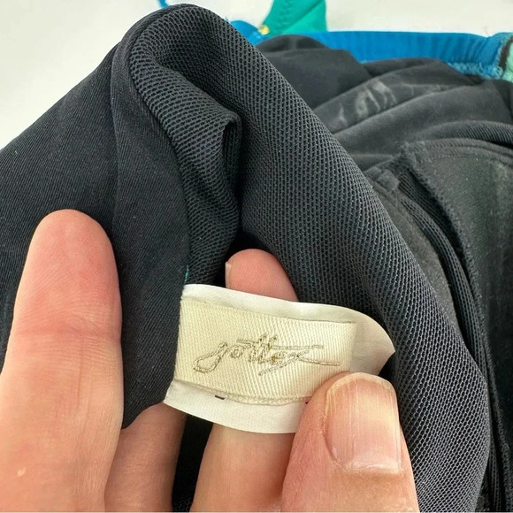 Gottex teal ombré one piece removable straps bandeau strapless bathing suit - Picture 3 of 7